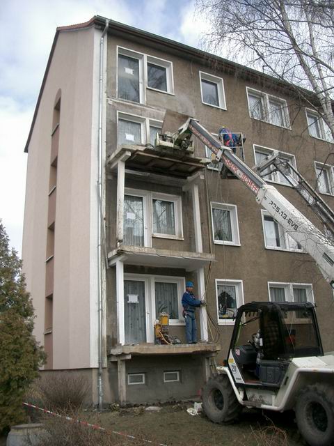 Sanierung von Plattenbauten in Rosslau